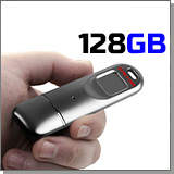 Защищенная USB флешка на 128GB с датчиком отпечатка пальца HTI PRO-3 128GB