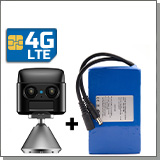 Мини 4G камера «JMC-AC70-4G-Dual» с аккумулятором 18000 + переходник