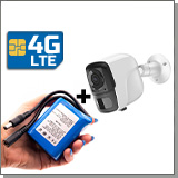 Уличная 4G камера «JMC-F1-4G» с аккумулятором 3000 + переходник