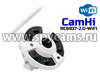 Широкоугольная антивандальная Wi-Fi IP камера 2Mp CamHi RC6937-2.0-WiFi с объективом рыбий глаз 140гр