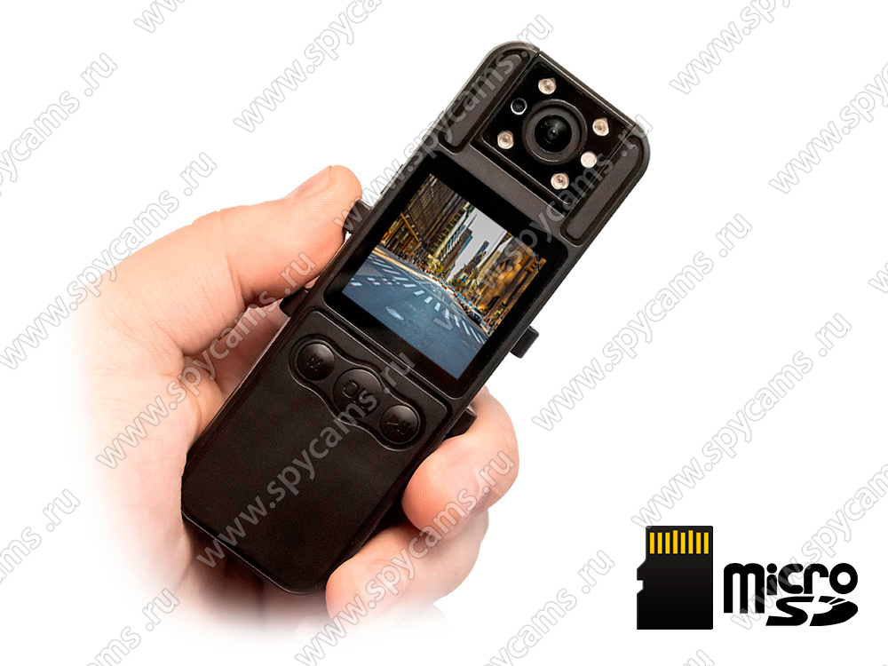 Миниатюрная FullHD карманная камера-регистратор JMC-H82 с цветным .