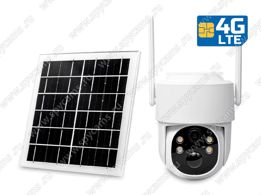 Уличная поворотная автономная 4G-SIM 4MP камера «Link Solar FC101-4MP ...