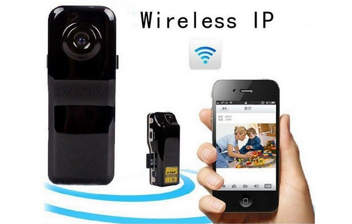 Компактная микрокамера WIFI с микрофоном и с передачей видео по WIFI ...